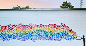 Mills 50 mural