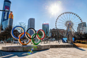 Olympic Rings Super Bowl, Atlanta