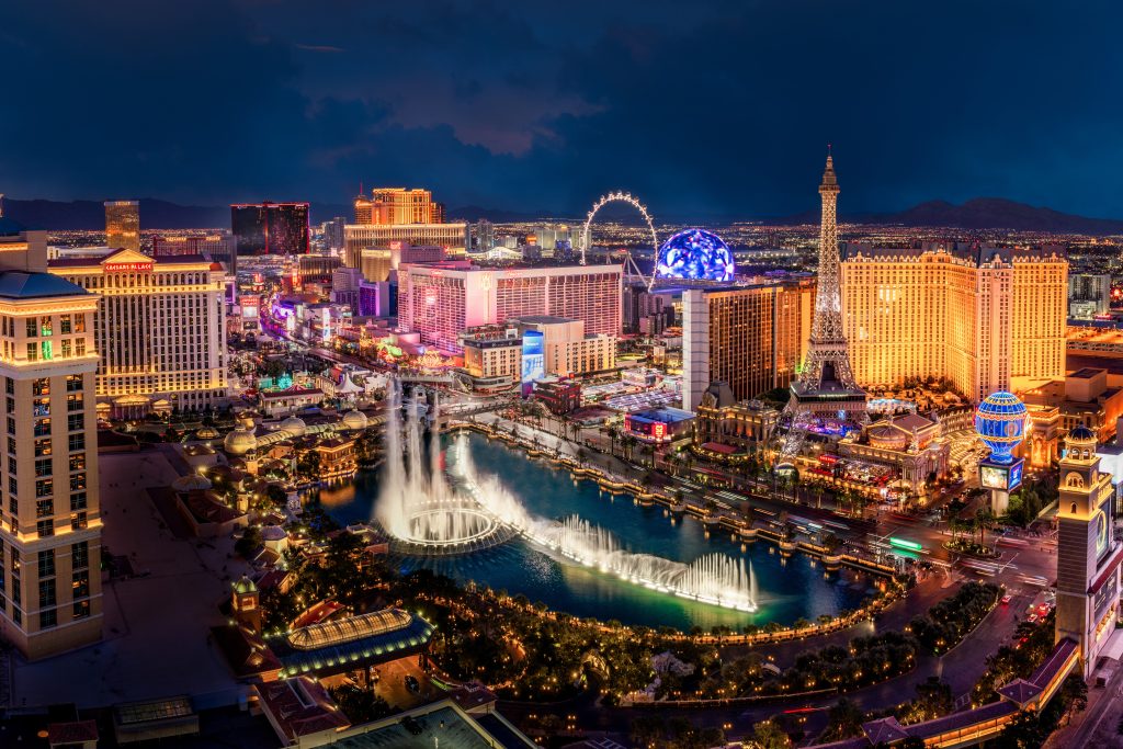 Las Vegas Strip by night
