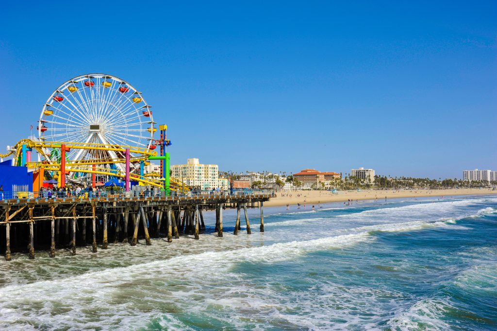Santa Monica Pier in Los Angeles, Kalifornien