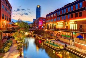 Bricktown Canal, OKC, Oklahoma, USA