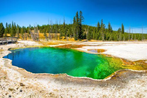 Abyss Pool im West Thumb vom Yellowstone Nationalpark