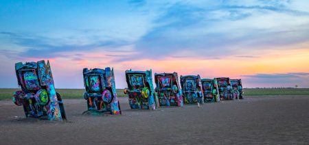 Cadillac Ranch in Amarillo, Texas