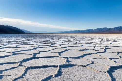 Sonnenaufgang über dem Badwater Basin