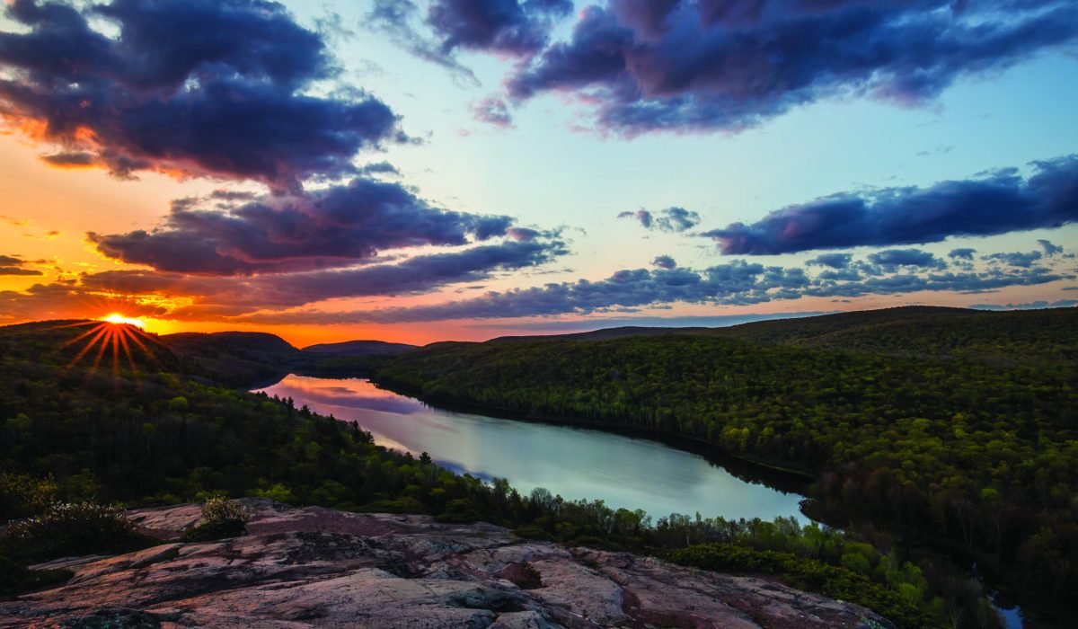 Lake of the Clouds Sunrise, Michigan