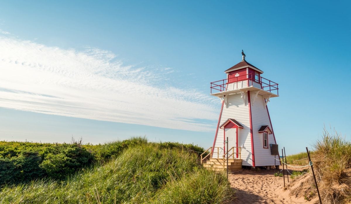 Covehead,Lighthouse,In,Stanhope,(prince,Edward,Island,,Canada)