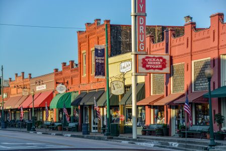 Historic Main Street in Grapevine,Texas