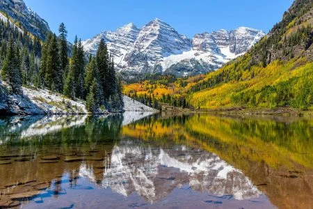 Maroon Bells & Maroon Lake, Aspen