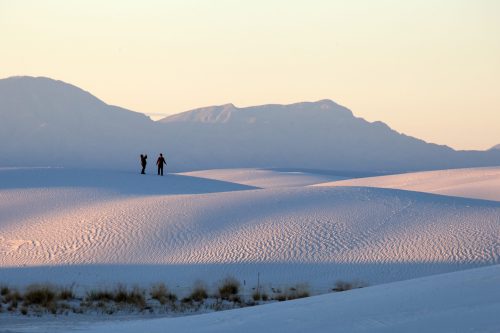 Dünen-Spaziergang im White Sands Nationalpark